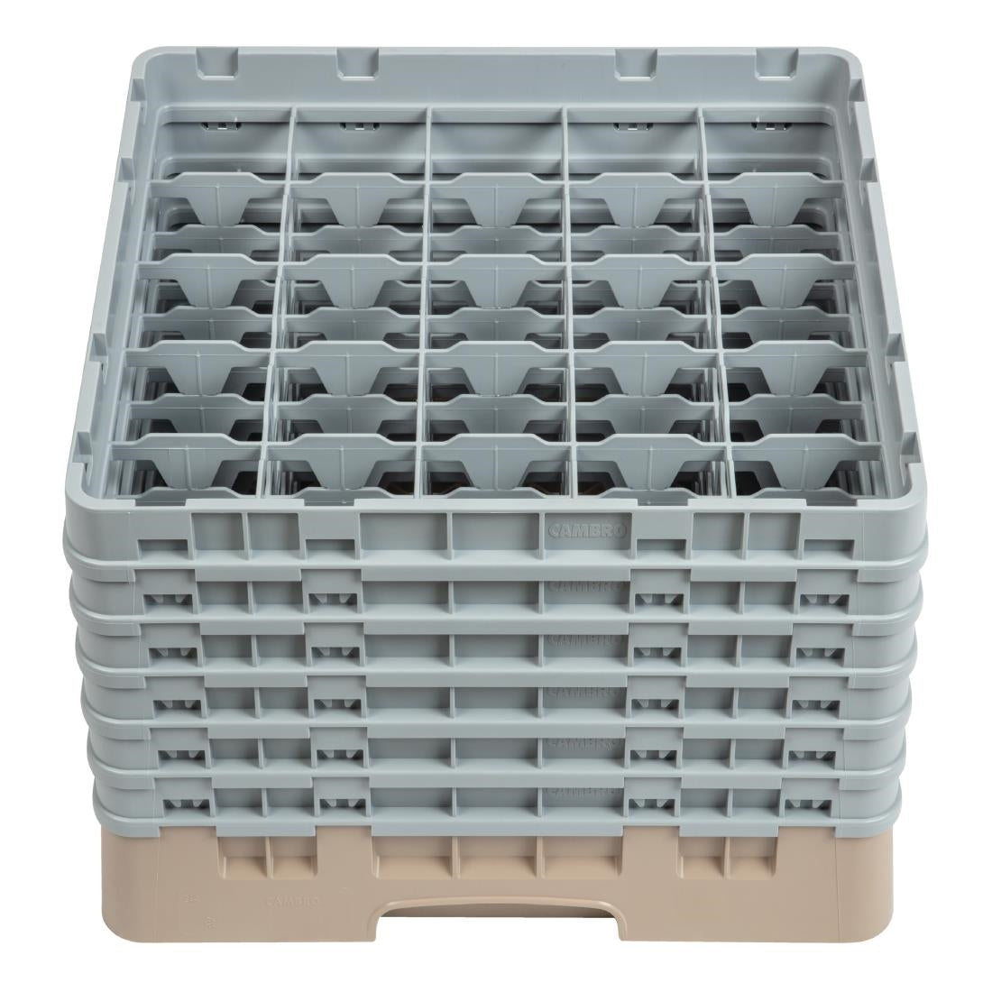 Cambro Camrack Beige 25 Compartments Max Glass Height 298mm