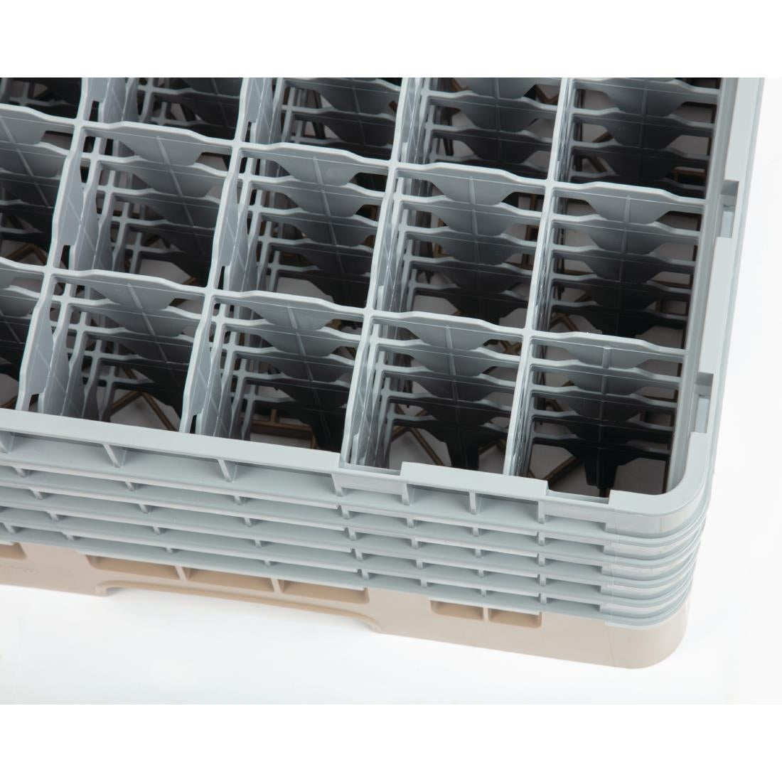 Cambro Camrack Beige 36 Compartments Max Glass Height 257mm