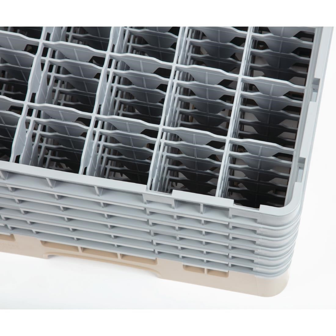 Cambro Camrack Beige 36 Compartments Max Glass Height 298mm