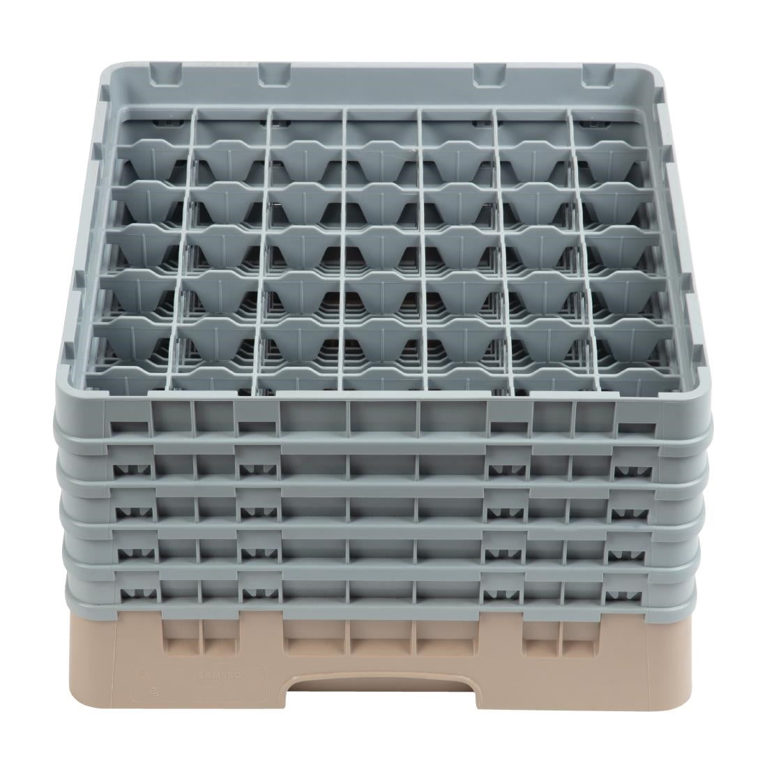 Cambro Camrack Beige 49 Compartments Max Glass Height 257mm