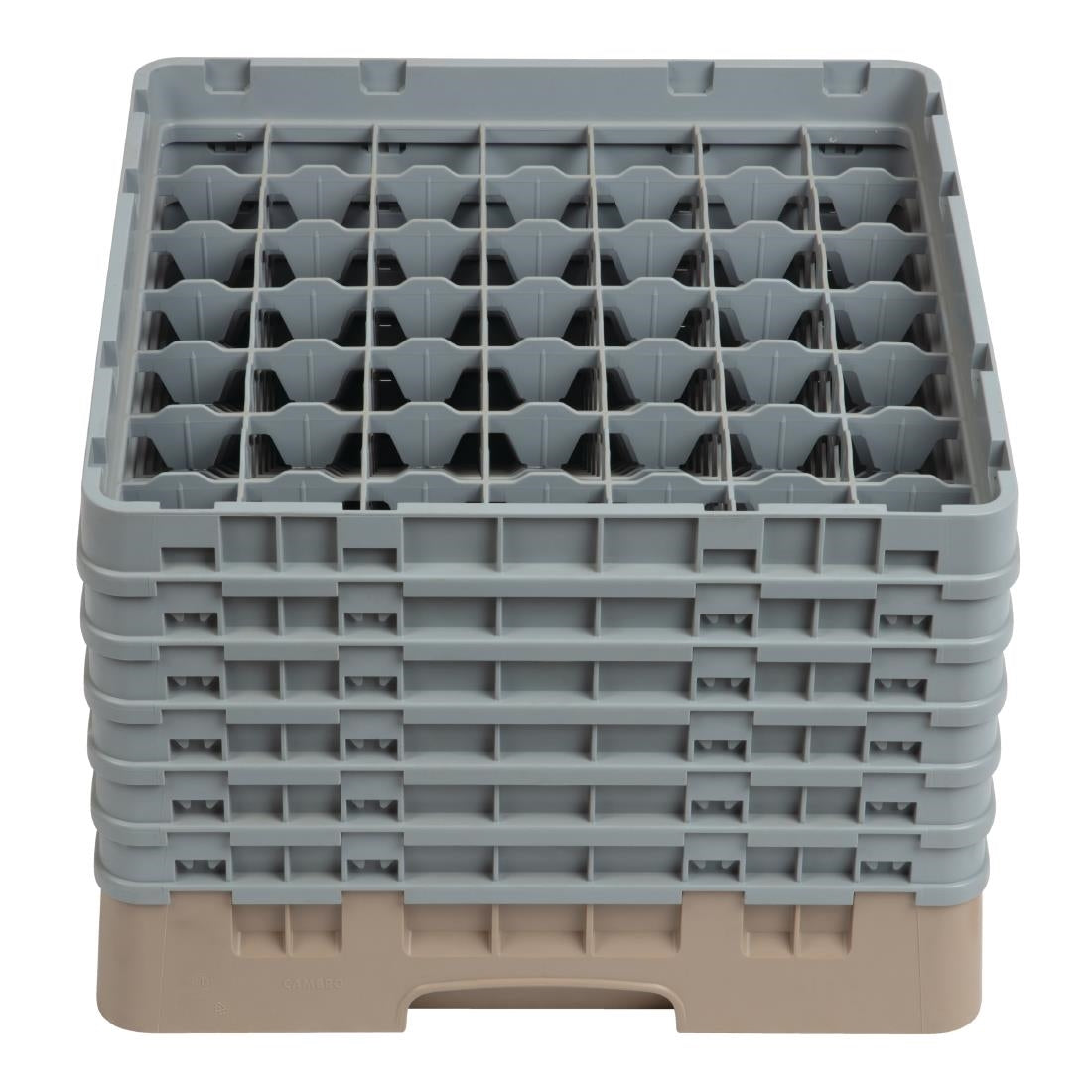 Cambro Camrack Beige 49 Compartments Max Glass Height 298mm