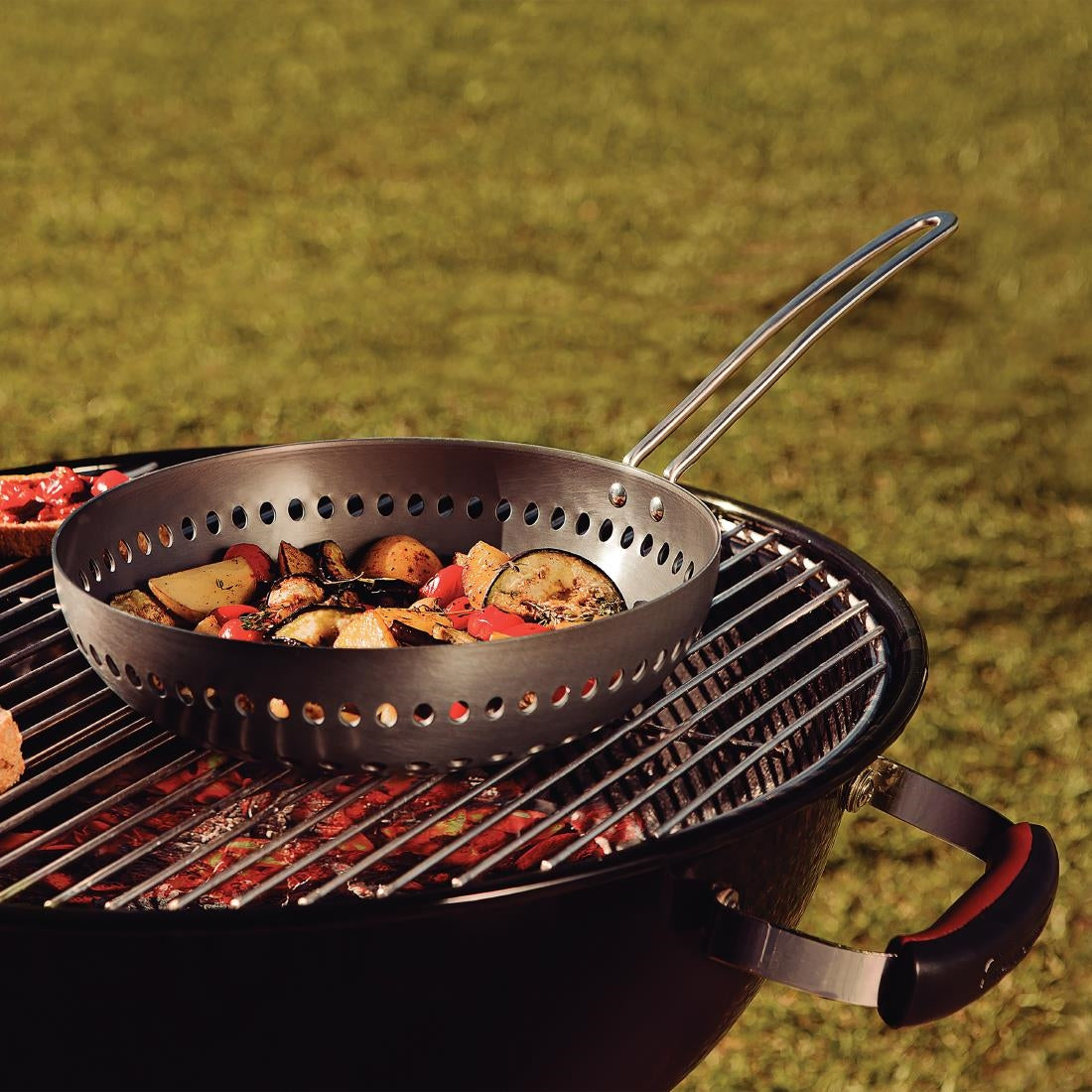 Tramontina Perforated Barbecue Wok 26 cm