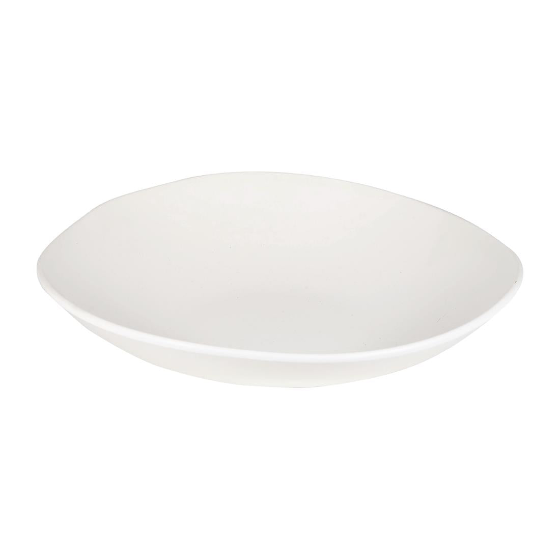 Churchill Alchemy Buffet Melamine Trace Bowls White 320mm (4 Pack)