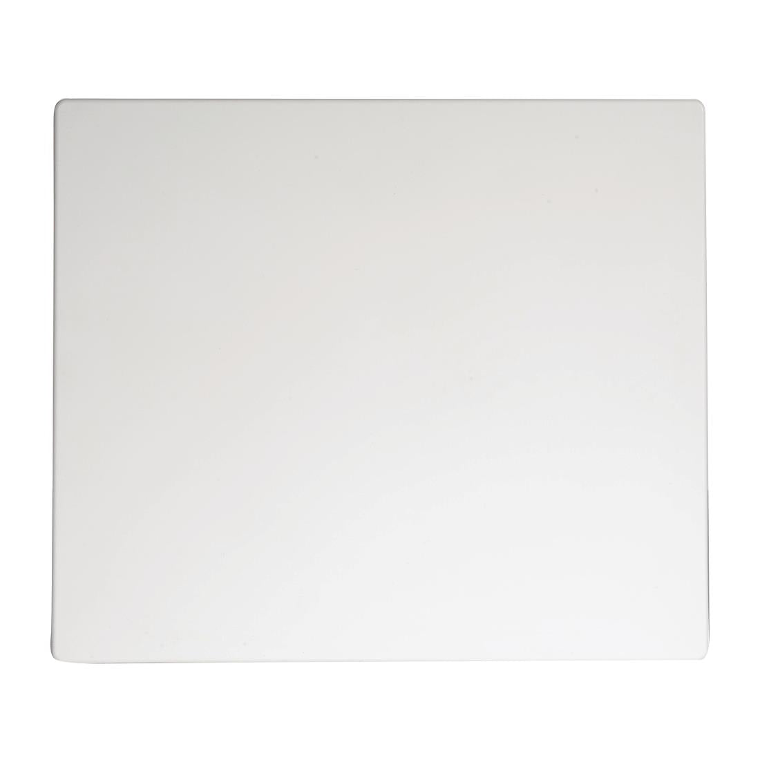 Churchill Alchemy Buffet Rectangular Melamine Tiles White 258mm (6 Pack)