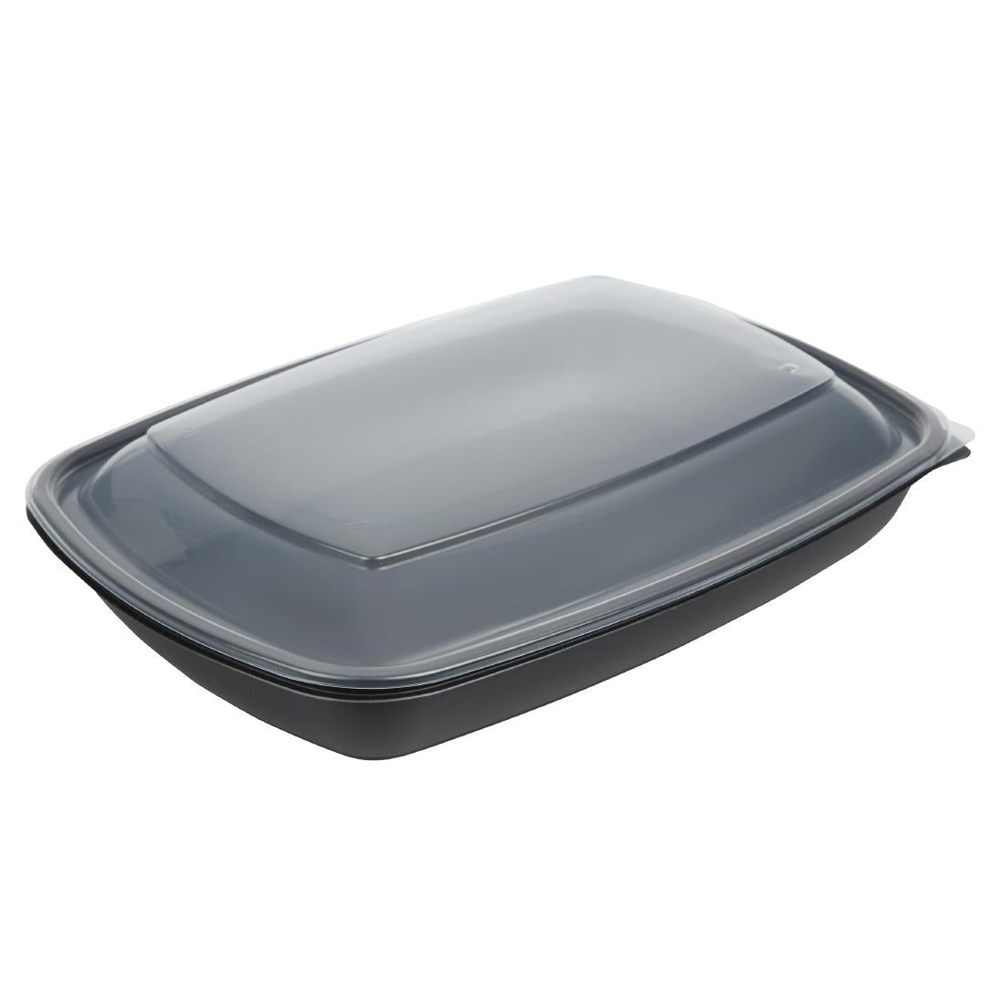 Fastpac Large Rectangular Food Container Lids 1.35Ltr (150 Pack)
