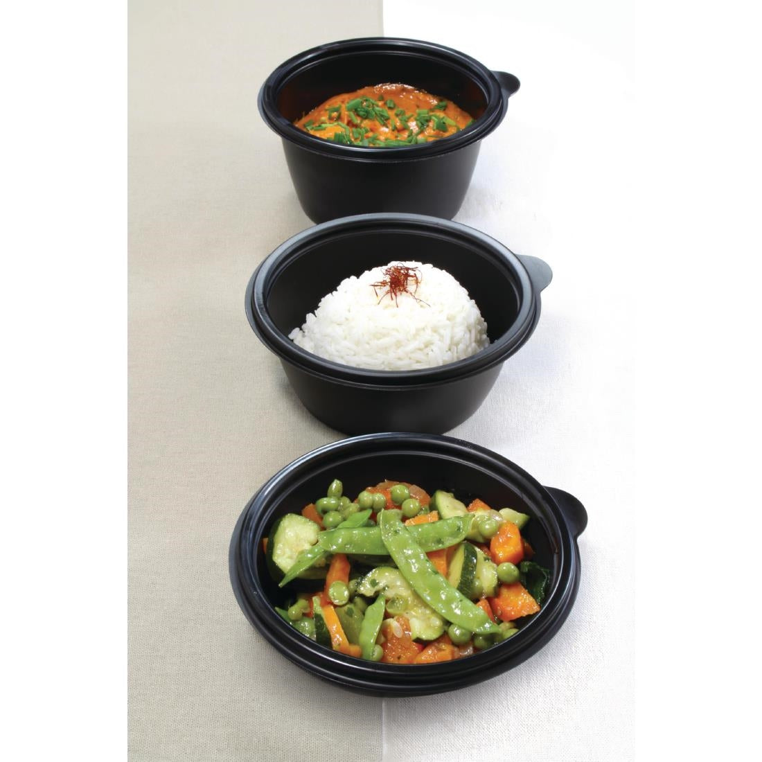 Fastpac Medium Round Food Containers 750ml (300 Pack)