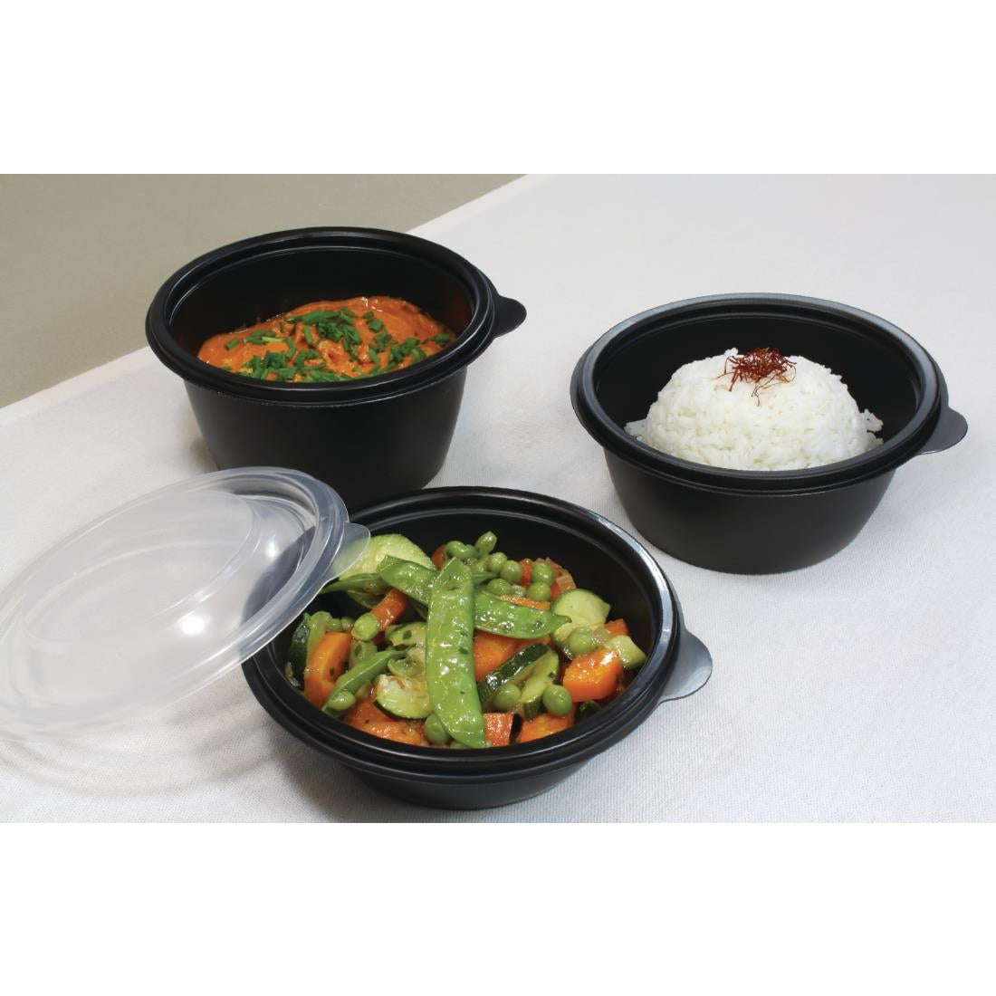 Fastpac Medium Round Food Containers 750ml (300 Pack)
