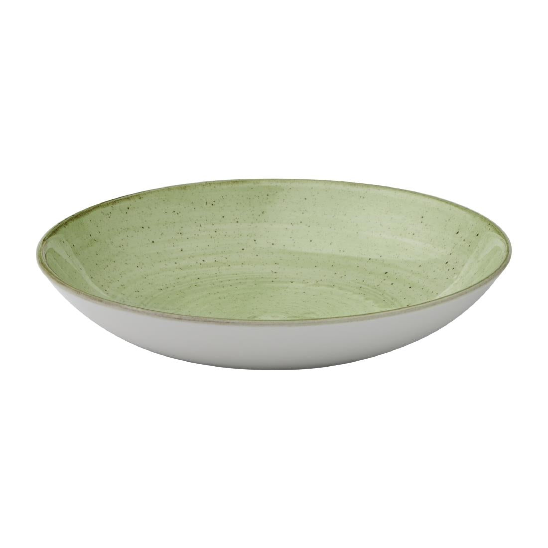 Churchill Stonecast Sage Green Coupe Bowls 248mm (12 Pack)