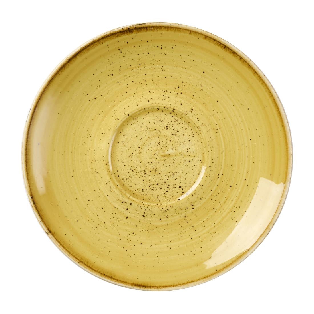 Churchill Stonecast Mustard Seed Saucers 156mm (12 Pack)