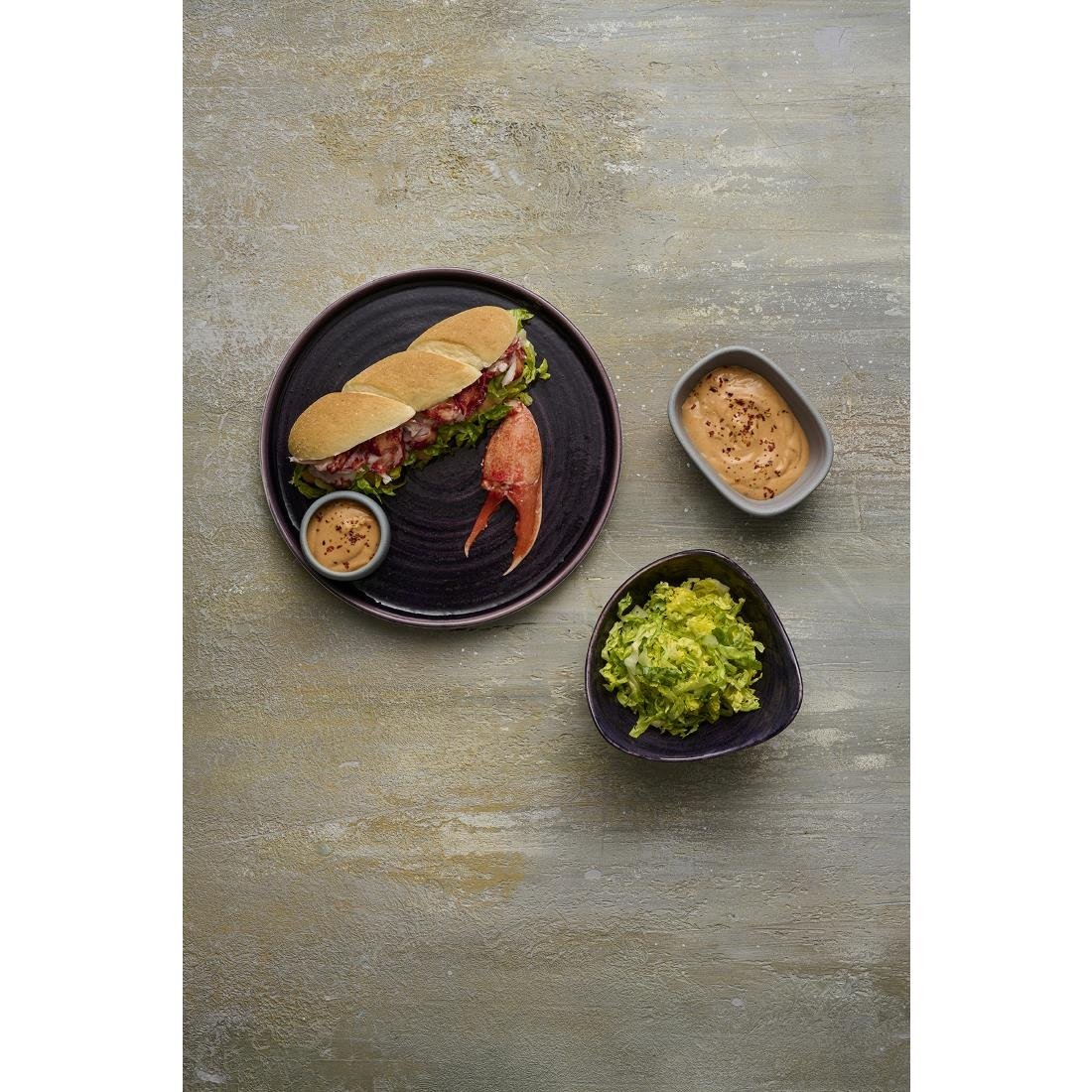 Churchill Stonecast Patina Deep Purple Coupe Plates 165mm (12 Pack)