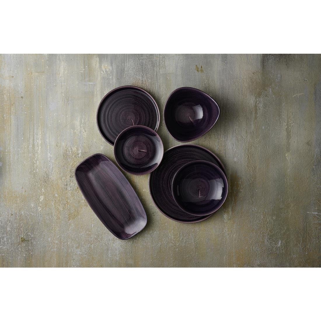 Churchill Stonecast Patina Deep Purple Coupe Bowls 182mm (12 Pack)