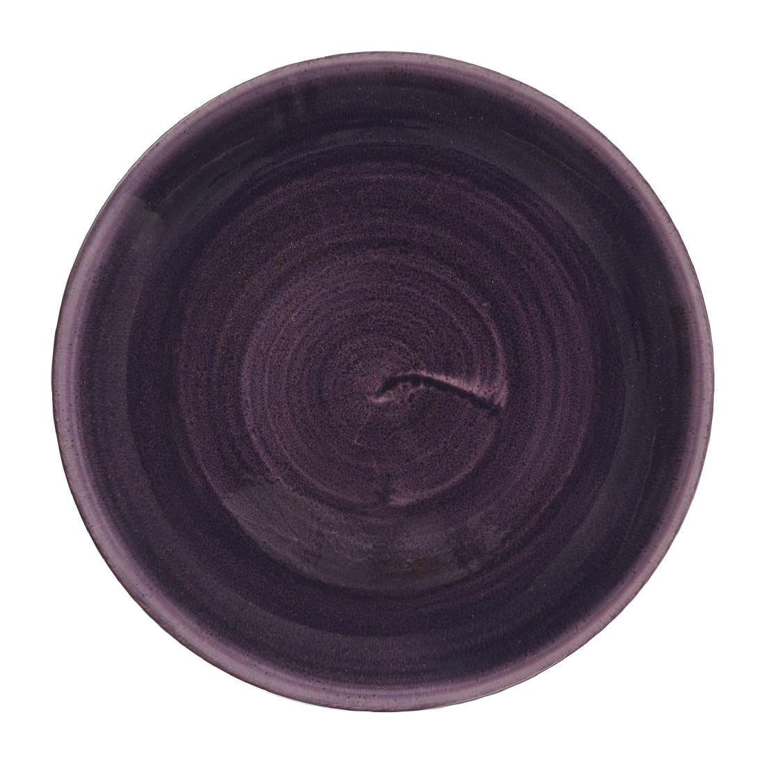 Churchill Stonecast Patina Deep Purple Coupe Plates 217mm (12 Pack)