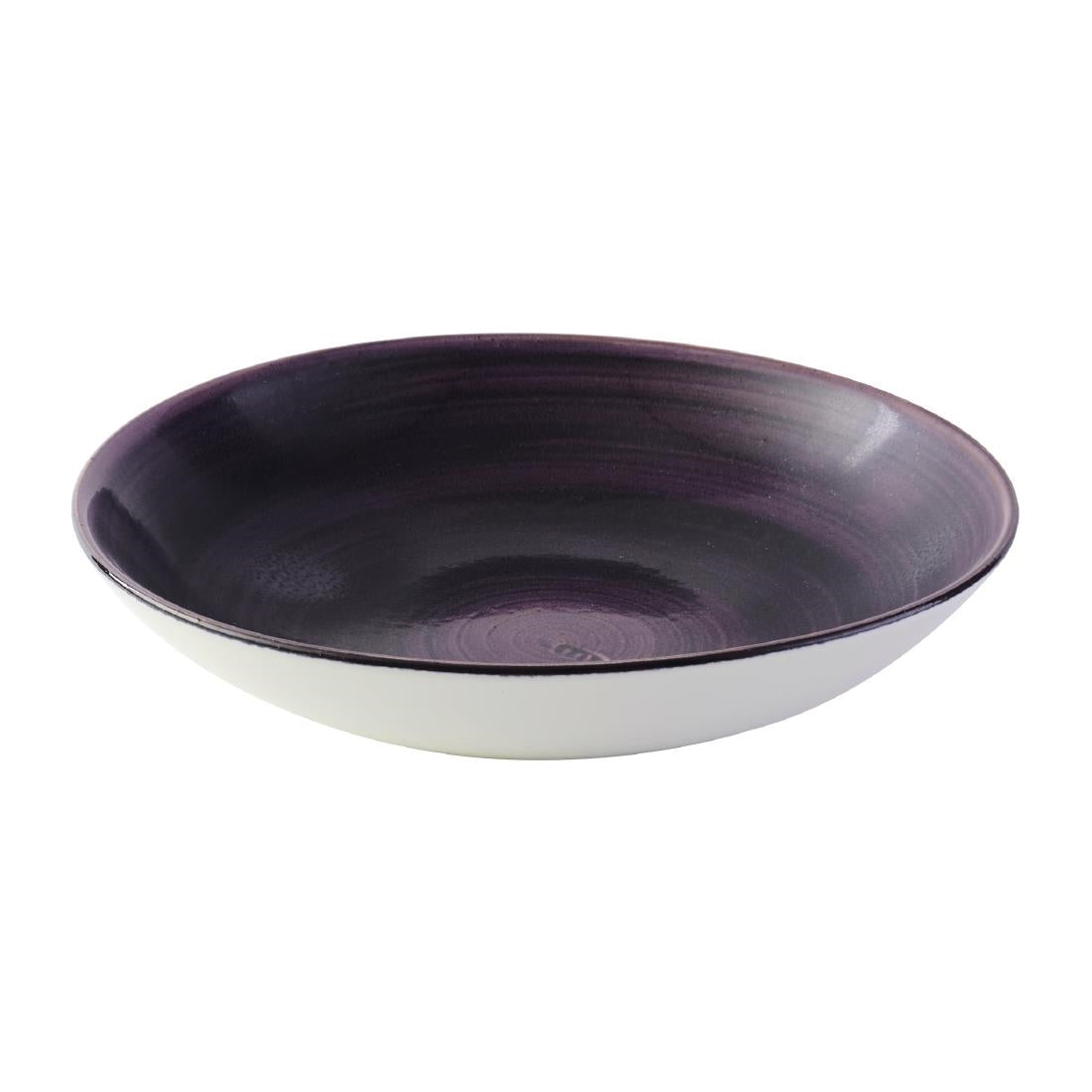 Churchill Stonecast Patina Deep Purple Coupe Bowls 248mm (12 Pack)