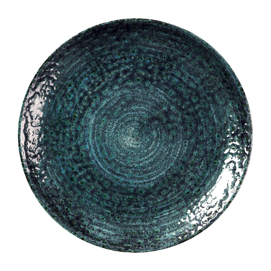 Churchill Homespun Chroma Blue Coupe Plates 217mm (12 Pack)