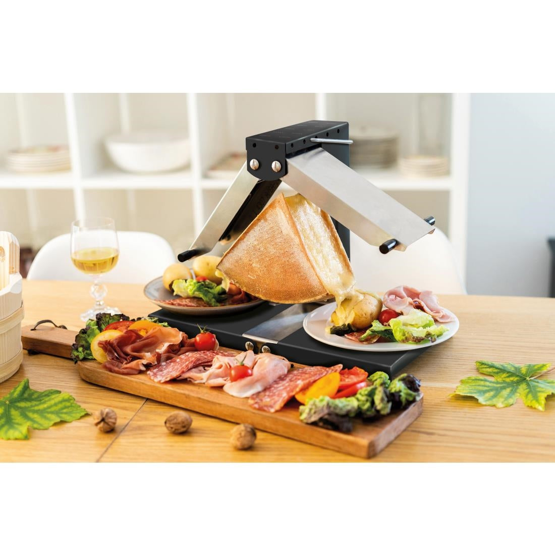 Louis Tellier Breziere Raclette Cheese Melter Black