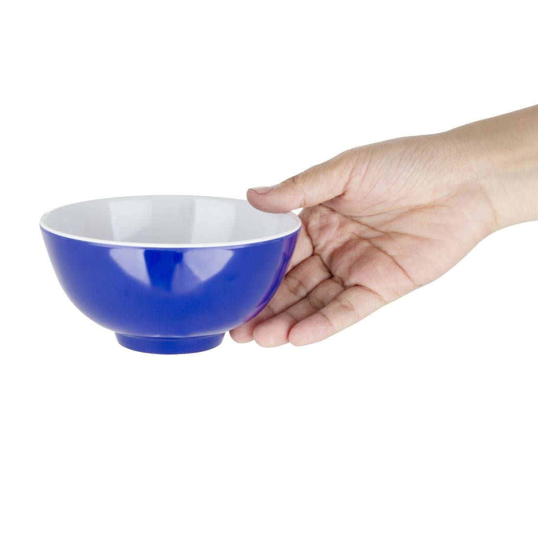 Olympia Kristallon Gala Melamine Bowls Blue 125mm (6 Pack)