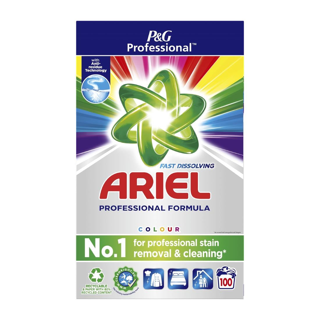 Ariel Professional Washing Powder Laundry Detergent Colour 6kg