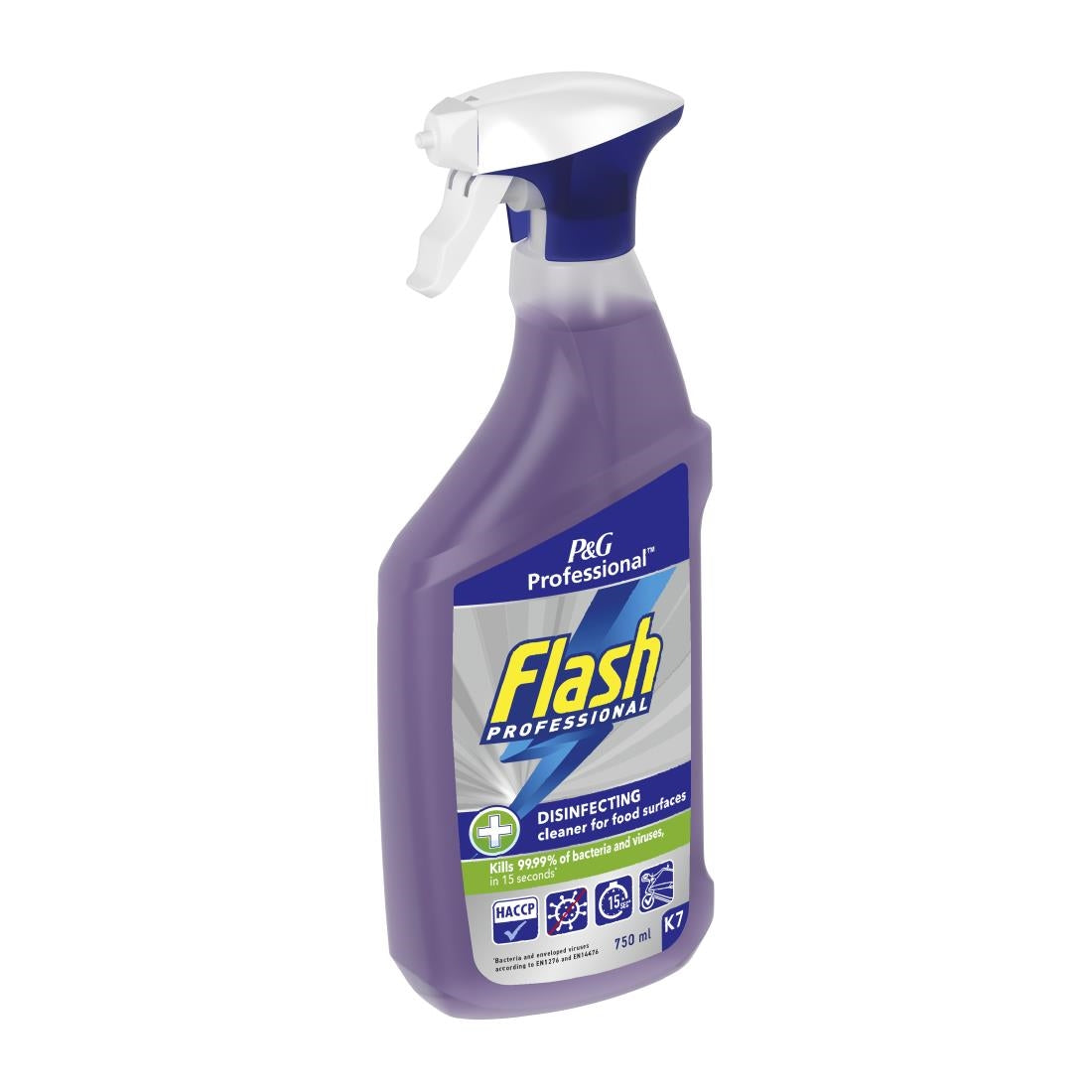 Flash Professional Disinfecting Cleaning Spray for Food Surfaces 750ml (6 Pack)
