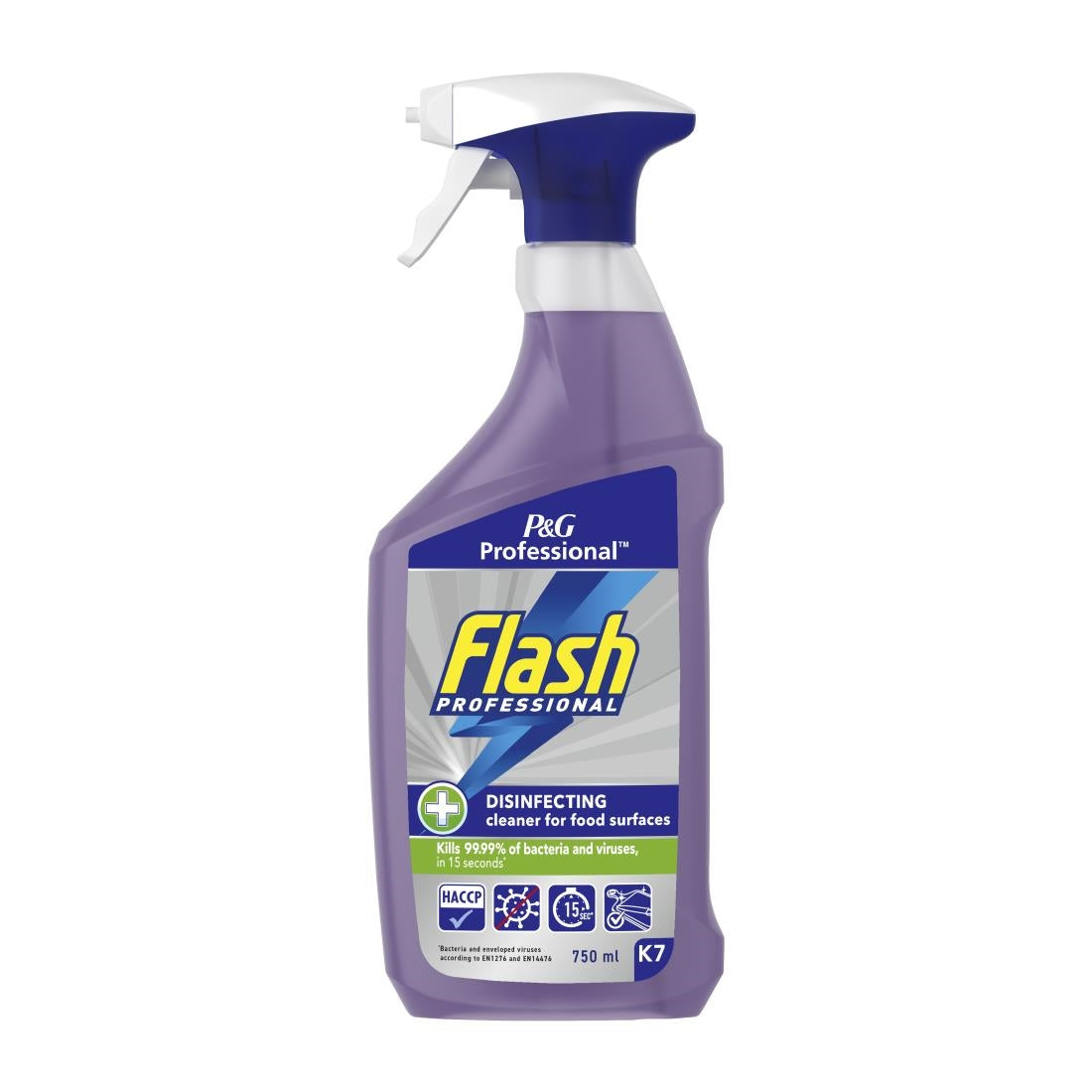 Flash Professional Disinfecting Cleaning Spray for Food Surfaces 750ml (6 Pack)