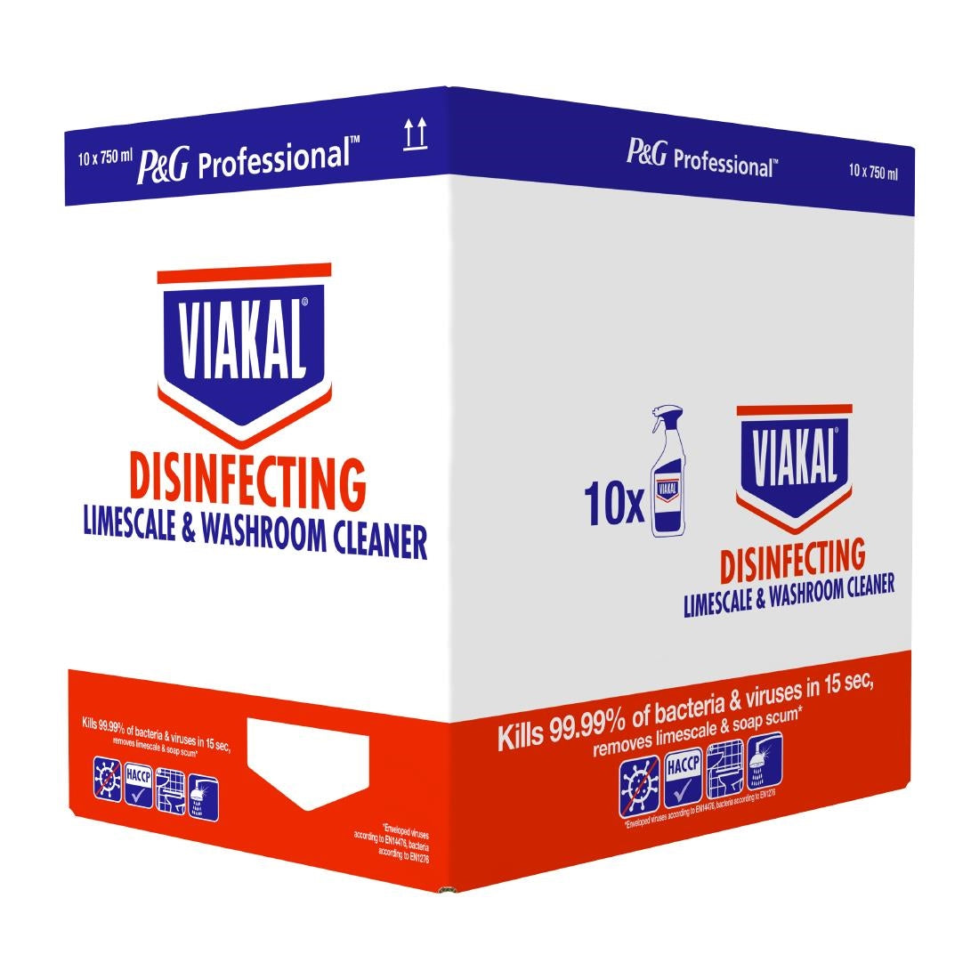 Viakal Professional Limescale Remover Spray 750ml (10 Pack)