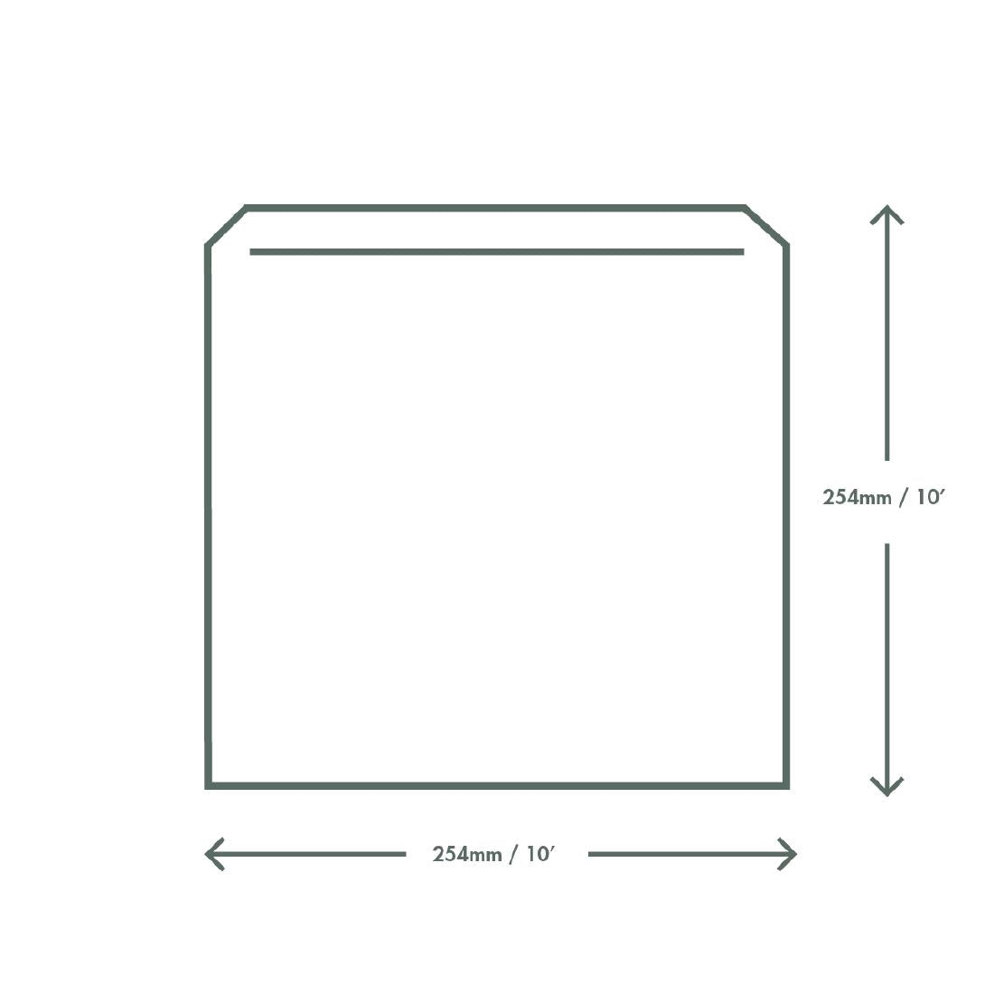 Vegware Compostable Paper Sandwich Bags Kraft - 10x10" (1000 Pack)