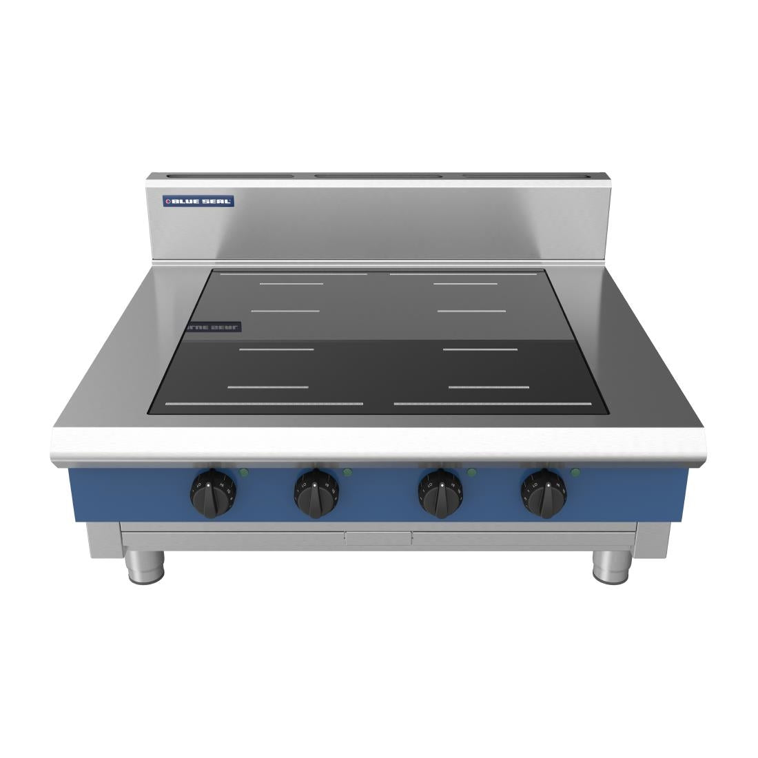 Blue Seal 4 Zone Countertop Full Area Induction Hob 20kW IN514F-B