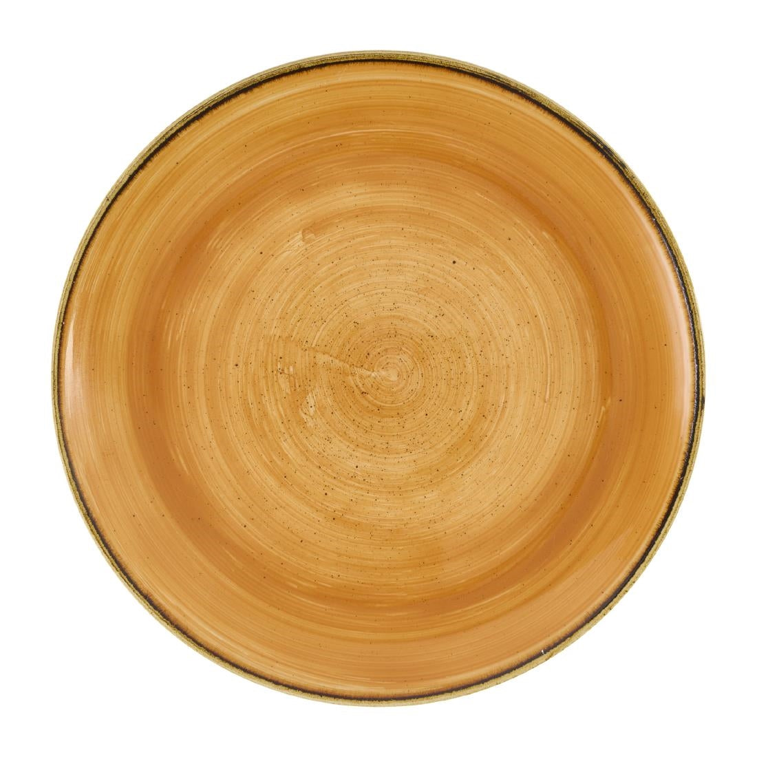 Churchill Stonecast Tangerine Coupe Plates 260mm (12 Pack)