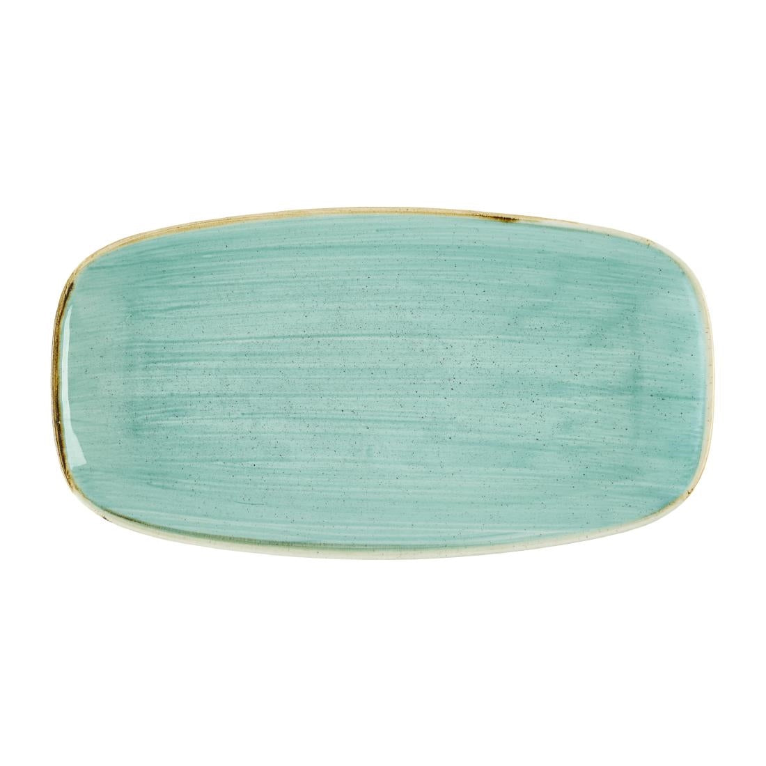 Churchill Stonecast Mint Chefs' Oblong Plates No. 4 355x 189mm (6 Pack)