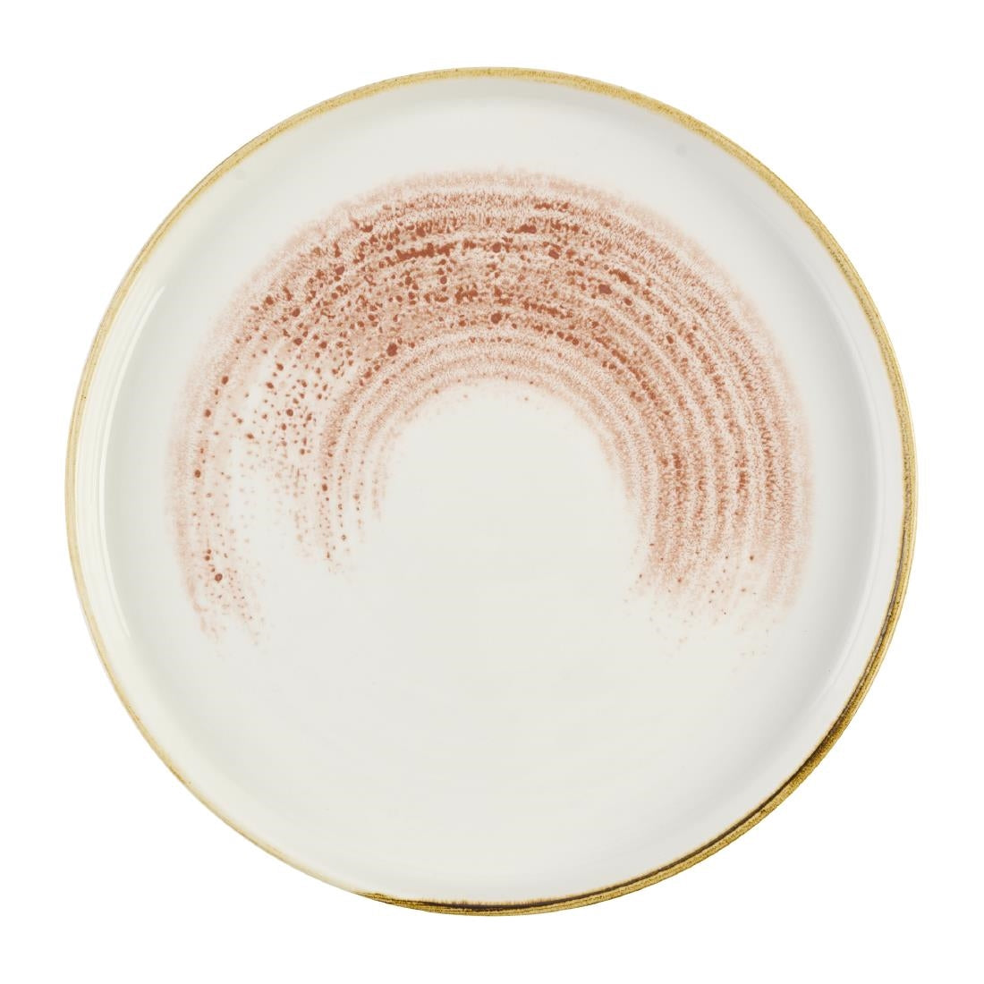 Churchill Studio Prints Homespun Accents Coral Walled Plates 210mm (6 Pack)