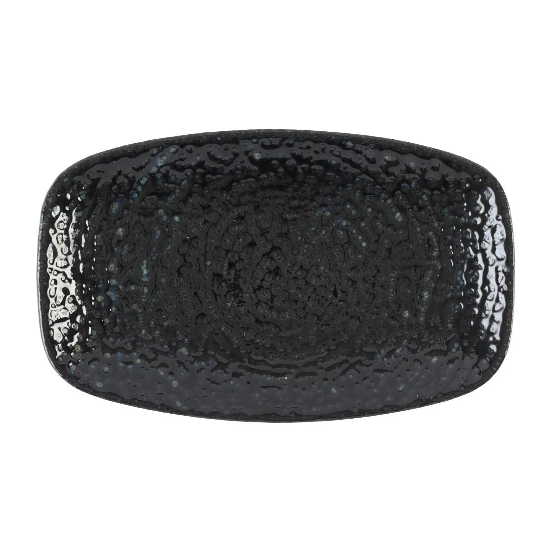 Churchill Studio Prints Homespun Chroma Carbon Chefs' Oblong Plates No. 1 -200 x 121mm (12 Pack)