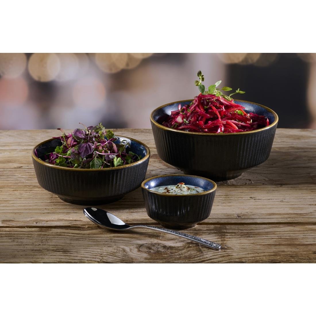 Churchill Nourish Tokyo Black Kochi Soup Bowls 62 x 130mm (12 Pack)