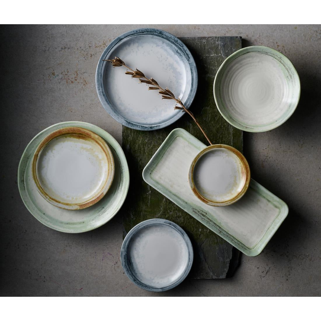 Dudson The Maker's Collection Finca Flint Cappuccino Cups 340ml (12 Pack)