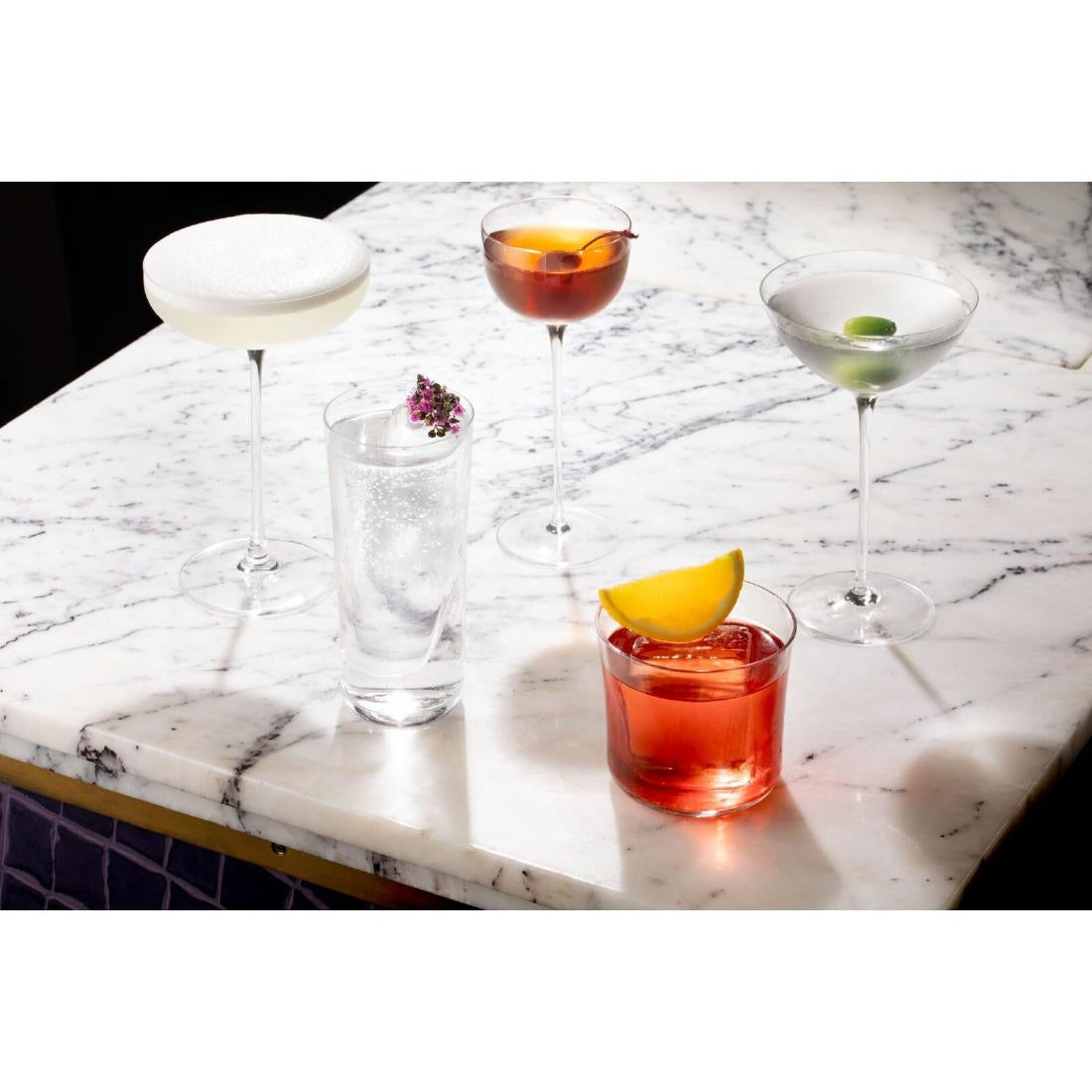 Nude Savage Highball Glasses 330ml (6 Pack)