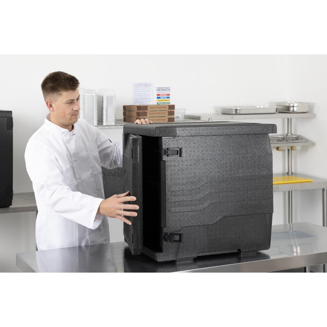 Vogue Insulated EPP Food Transport Box 86Ltr GN Size