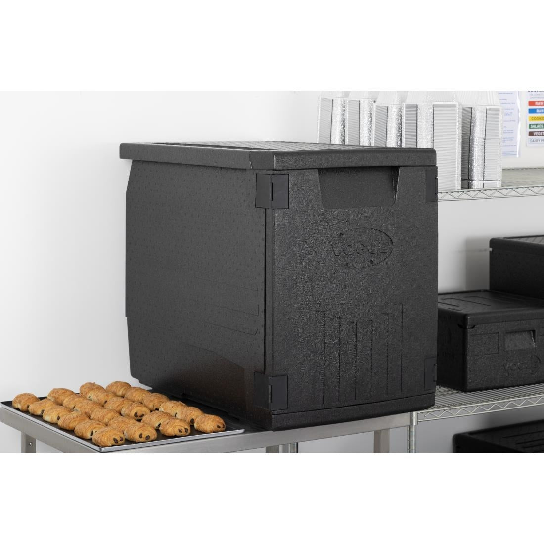 Vogue Insulated  EPP Food Transport Box 126Ltr Patisserie Tray Size