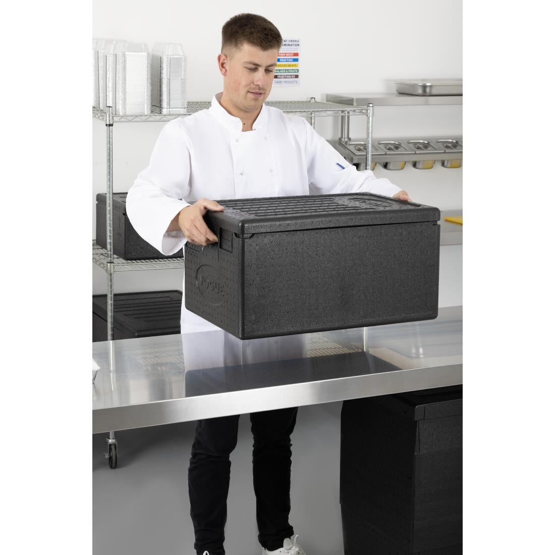Vogue Insulated Food Transport Box 46L
