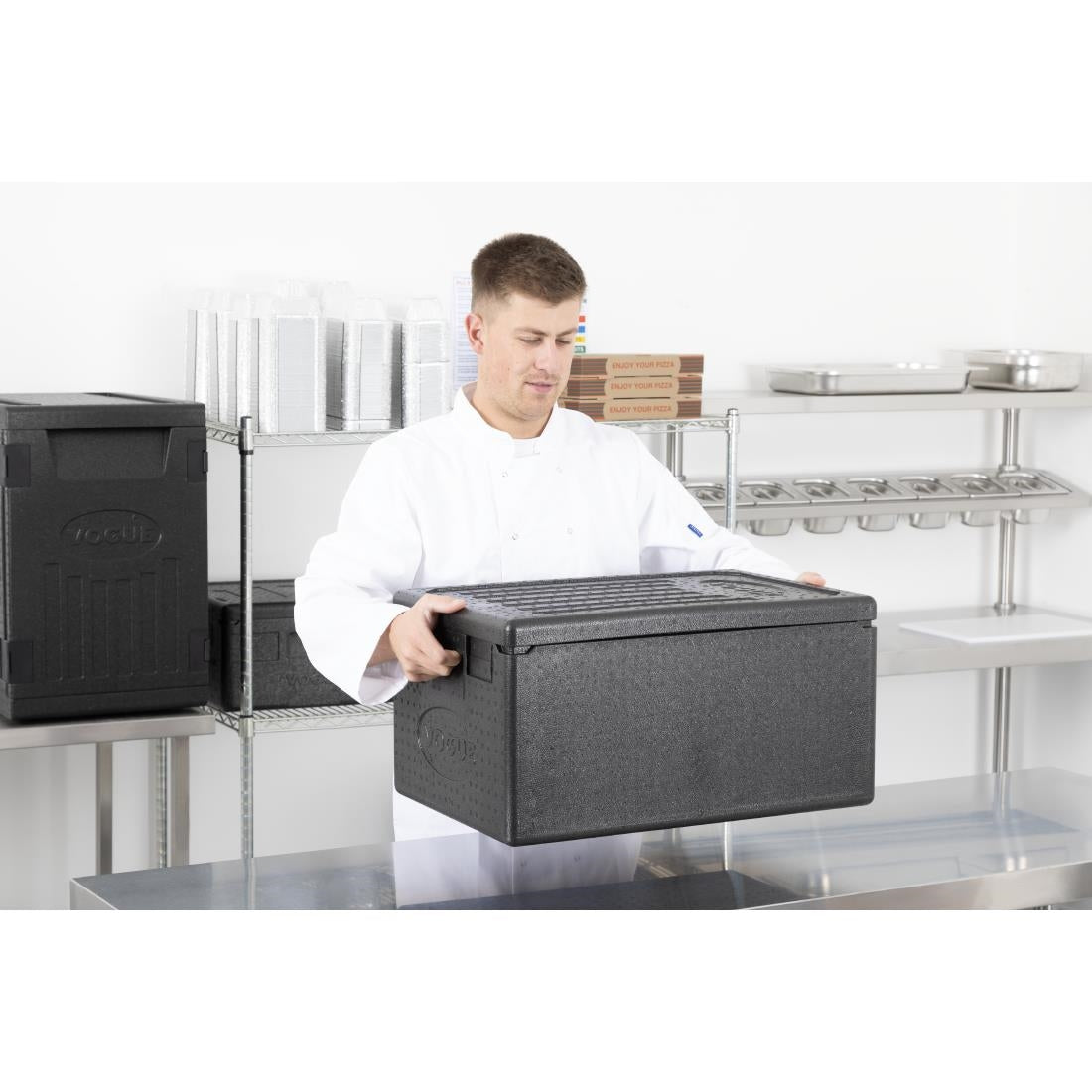 Vogue Insulated Food Transport Box 46L