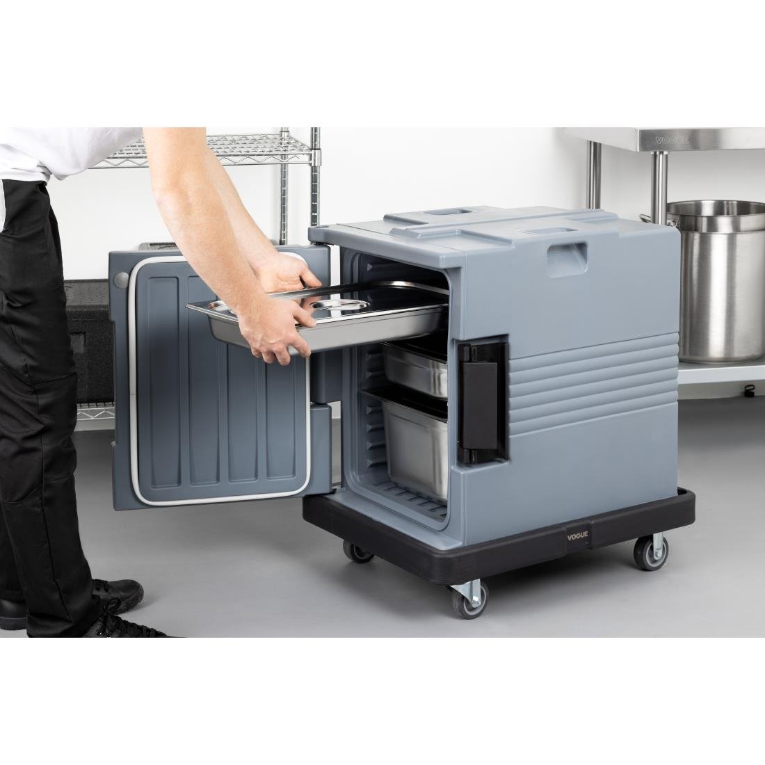 Vogue Thermal Box Front Loading Heavy Duty Insulated Food Box GN Size