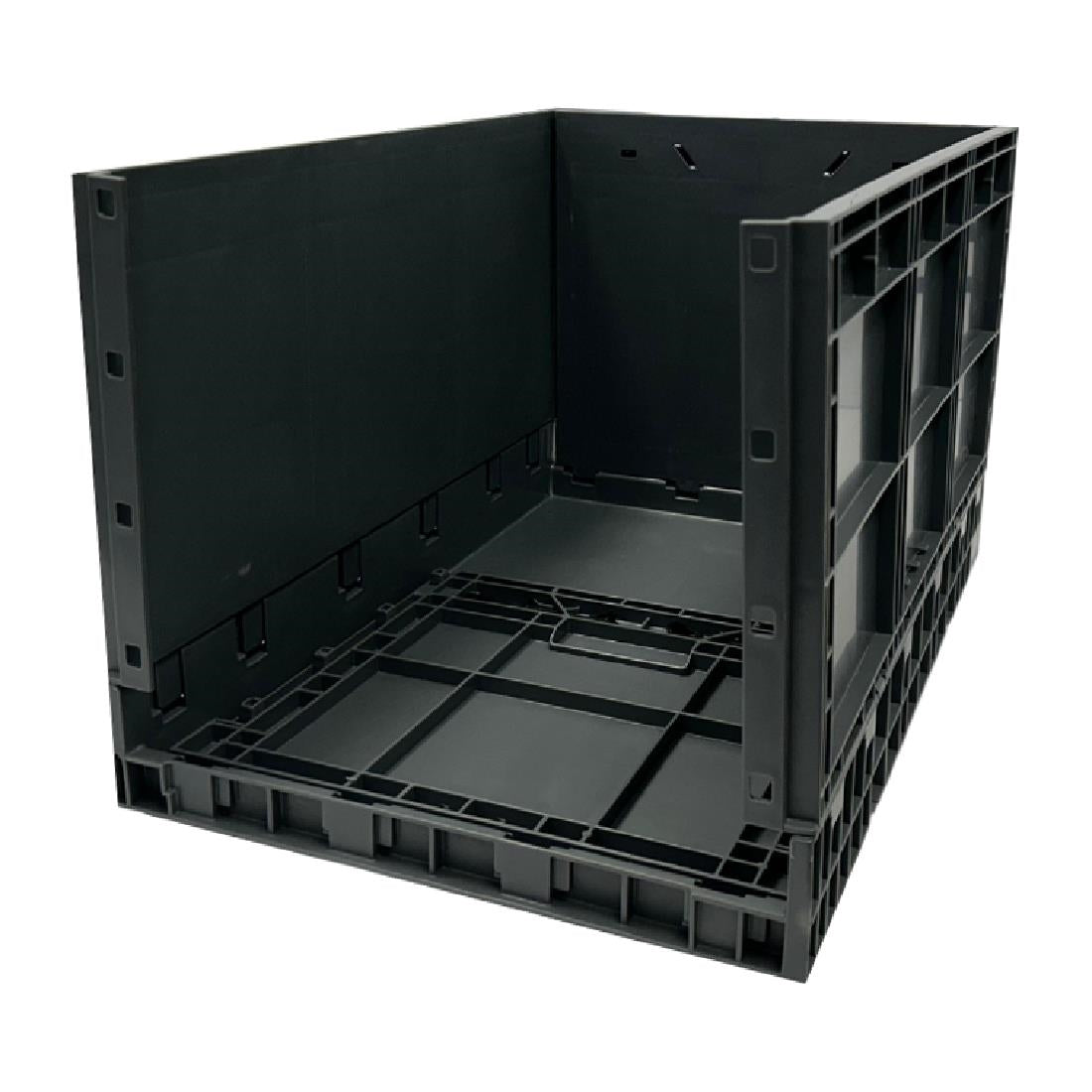 Vogue Plastic Folding Transport Storage Crate 594x396x353mm