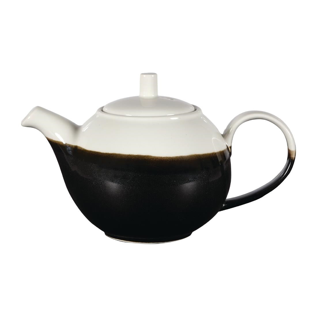 Churchill Monochrome Profile Teapots Onyx Black 430ml (4 Pack)
