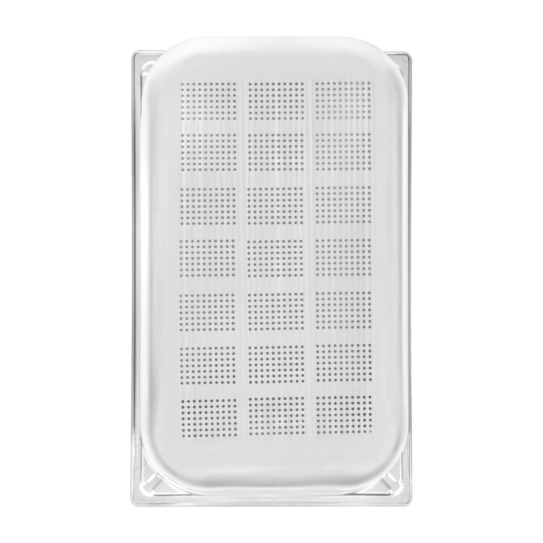 Vogue Heavy Duty Stainless Steel Perforated 1/1 Gastronorm Tray 150mm