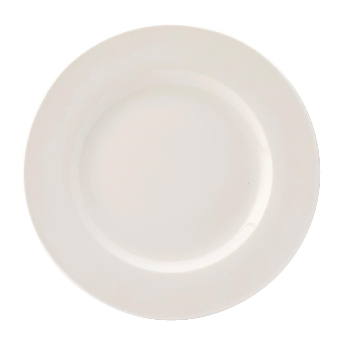 Utopia Pure White Wide Rim Plates 270mm (18 Pack)