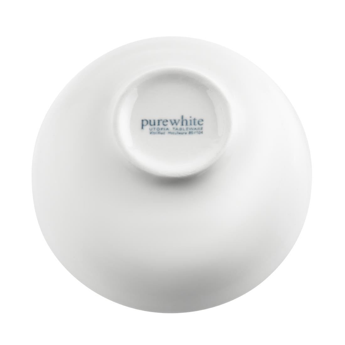 Utopia Pure White Rice Bowls 125mm (24 Pack)