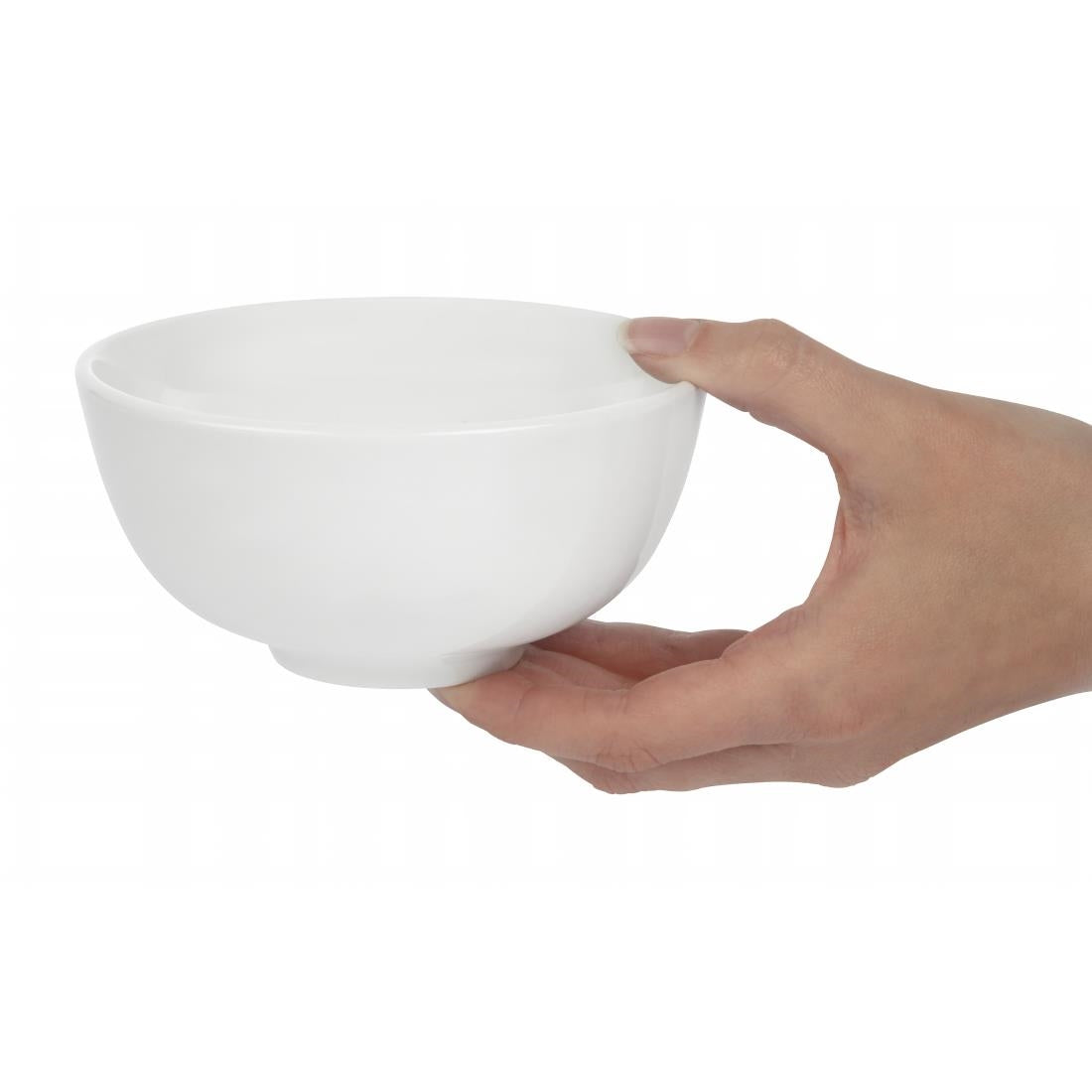 Utopia Pure White Rice Bowls 125mm (24 Pack)
