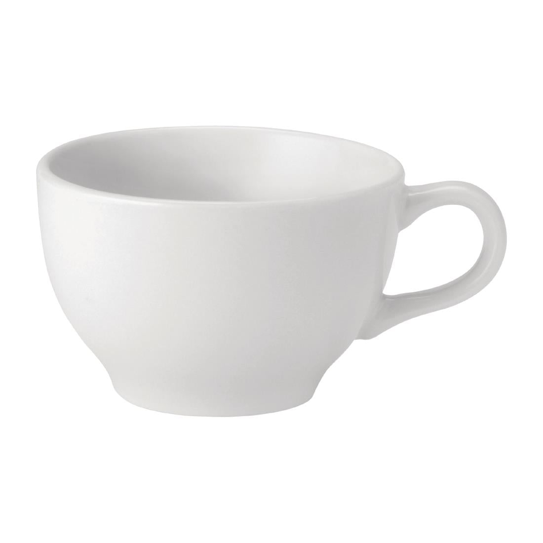 Utopia Pure White Cappuccino Cups 340ml (36 Pack)