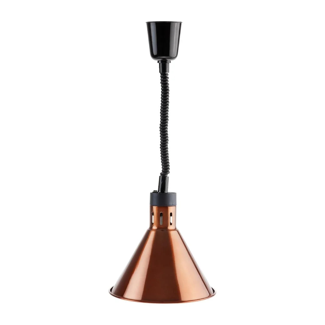 Buffalo Conical Retractable Heat Shade Copper Finish