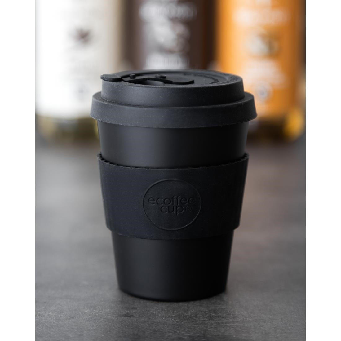 ecoffee cup Reusable Coffee Cup Kerr & Napier Black 12oz