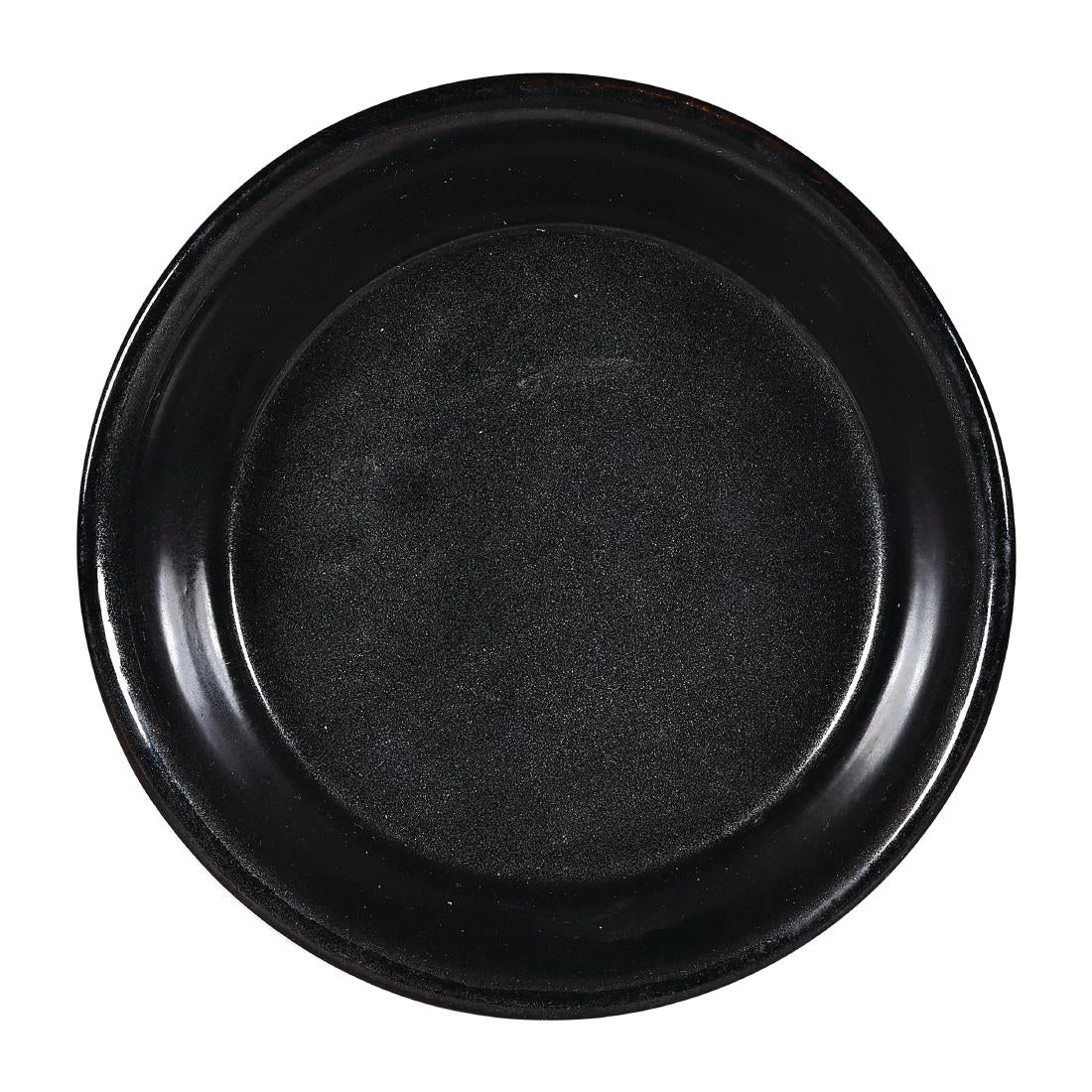 Churchill Black Igneous Stoneware Pie Dishes 160mm (6 Pack)