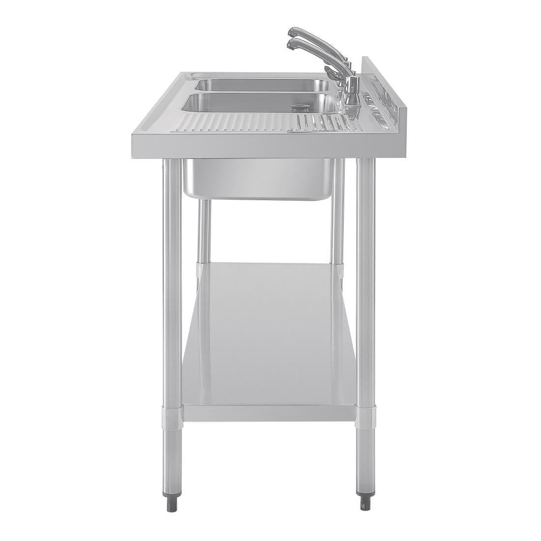 VogueDouble Sink Right Hand Drainer 1500mm