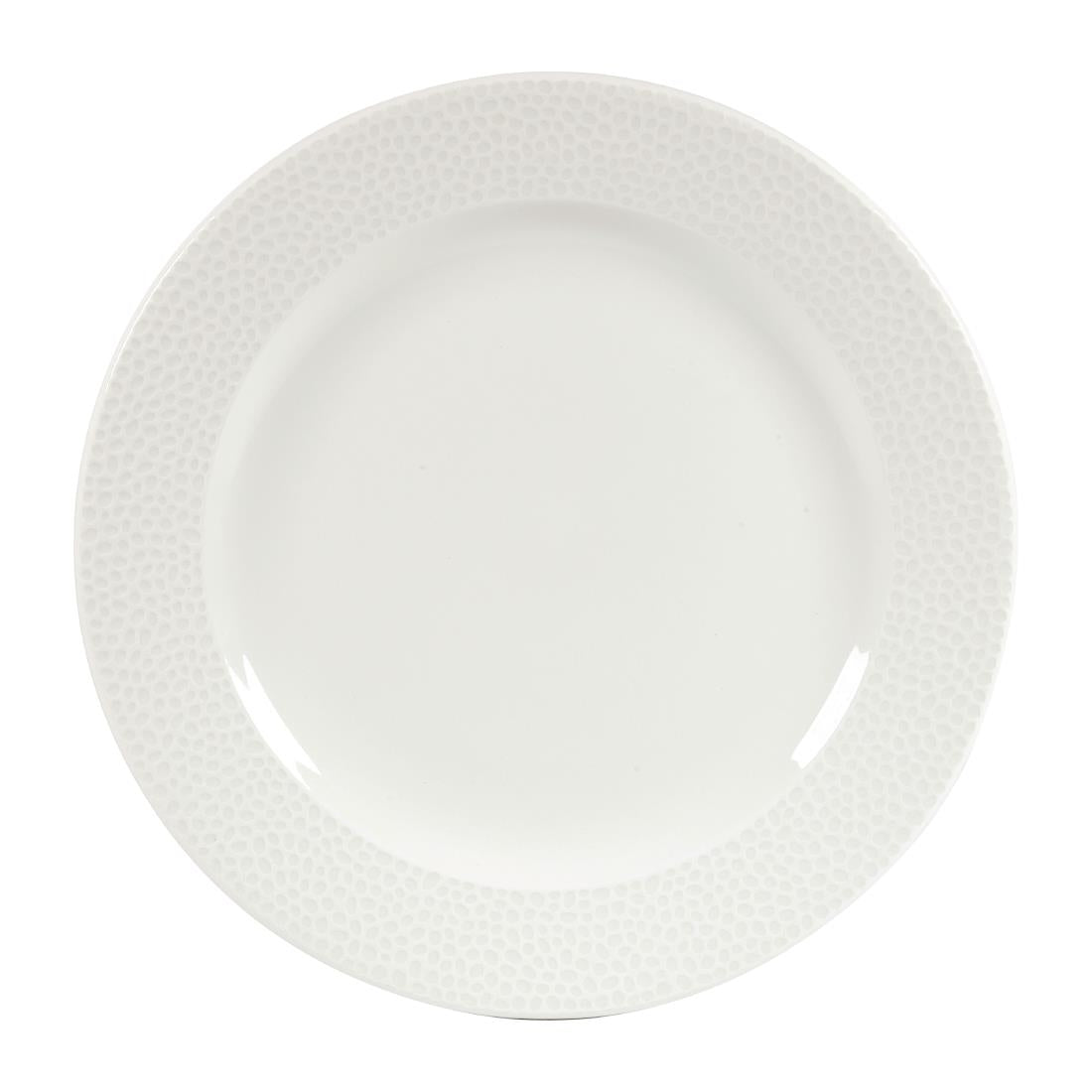 Churchill Isla Footed Plates White 234mm (12 Pack)